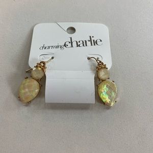 Costume Opal Earrings